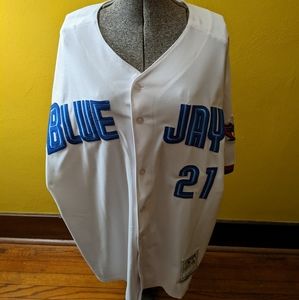 Toronto Blue Jays Size 56 Jersey Roger Clemens Mitchell & Ness Retro Throwback